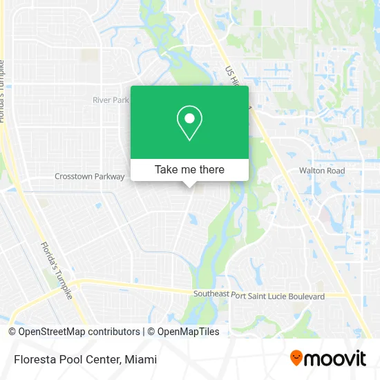 Floresta Pool Center map