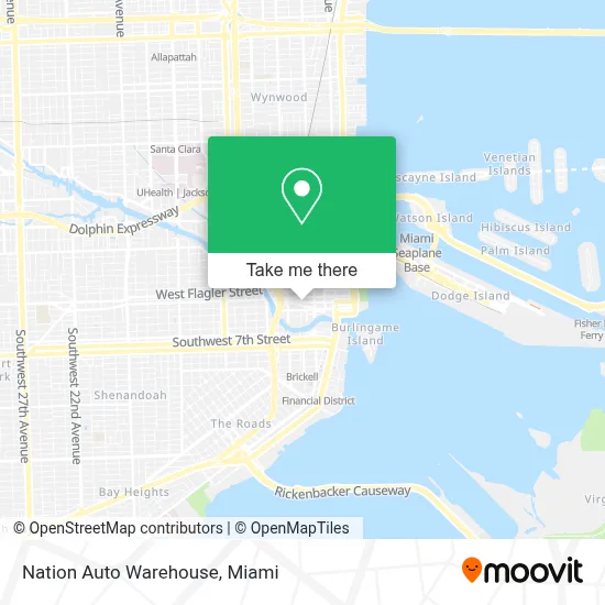 Nation Auto Warehouse map