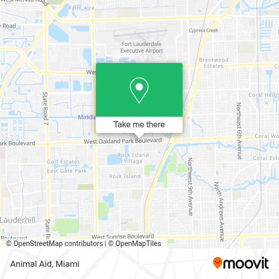 Animal Aid map