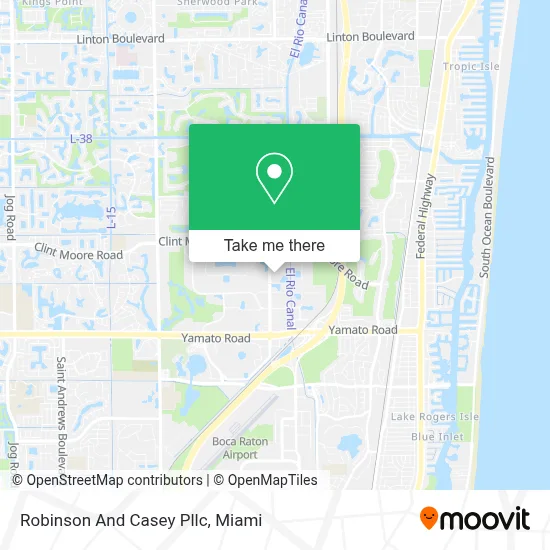 Robinson And Casey Pllc map