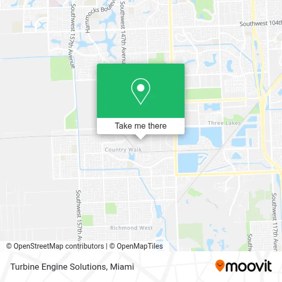 Turbine Engine Solutions map