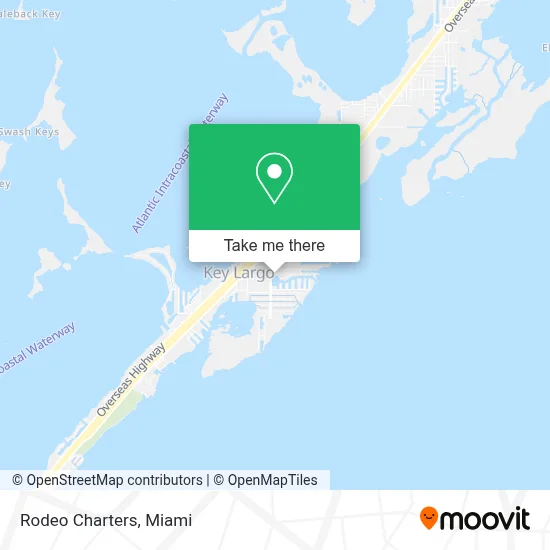 Rodeo Charters map