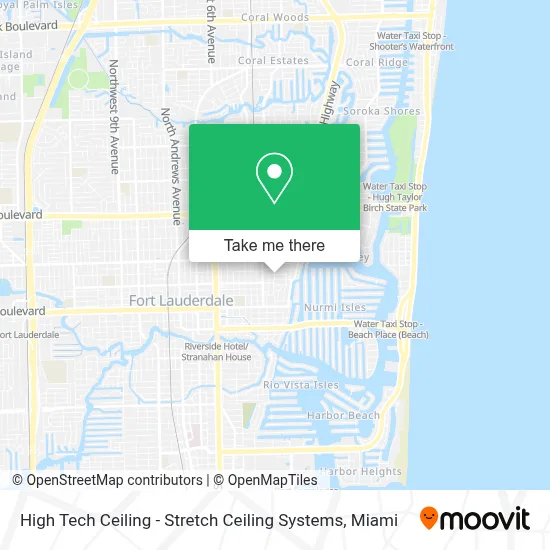 High Tech Ceiling - Stretch Ceiling Systems map