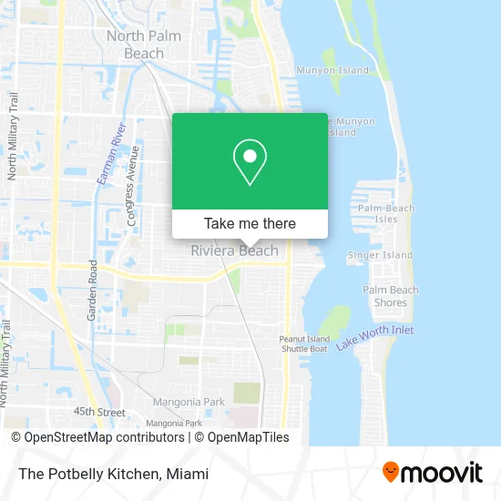 The Potbelly Kitchen map