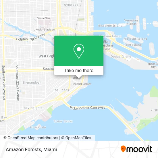 Amazon Forests map