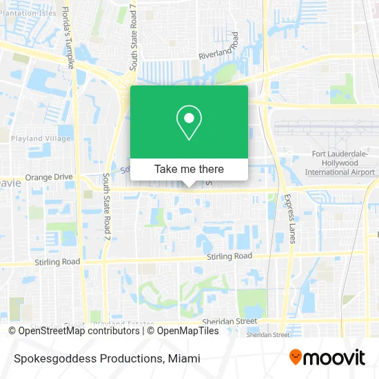 Spokesgoddess Productions map