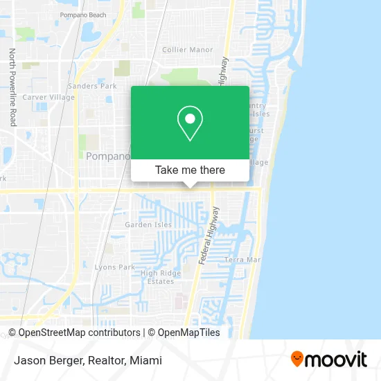 Jason Berger, Realtor map