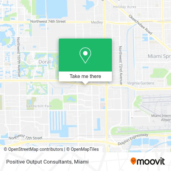 Positive Output Consultants map