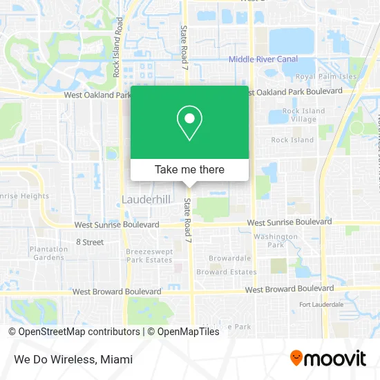 We Do Wireless map