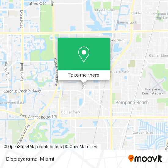 Displayarama map