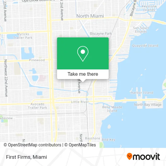First Firms map