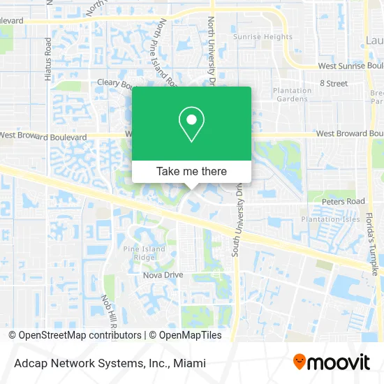 Adcap Network Systems, Inc. map