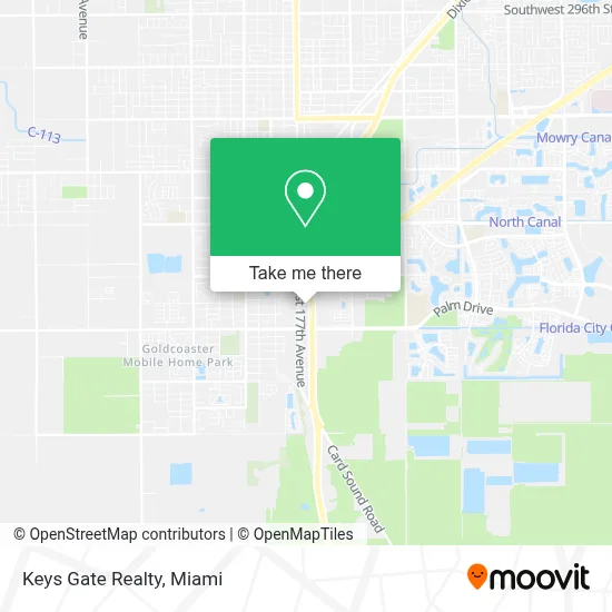 Keys Gate Realty map