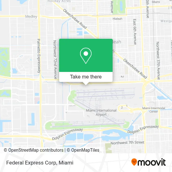 Federal Express Corp map