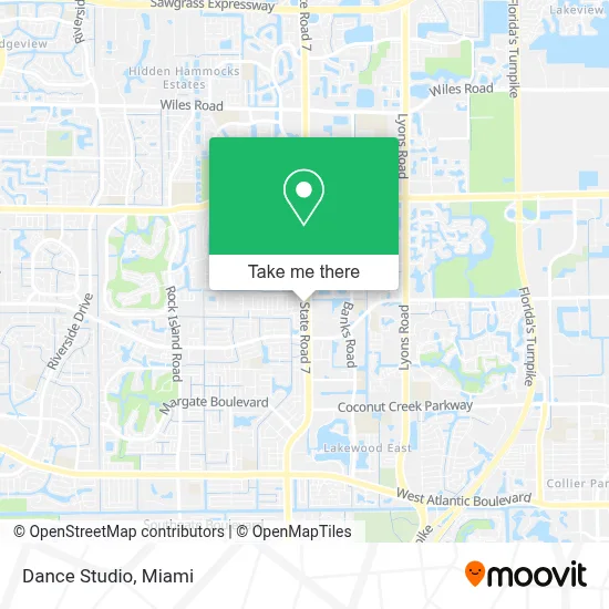 Dance Studio map