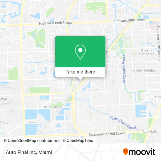 Auto Final Inc map