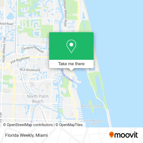 Florida Weekly map