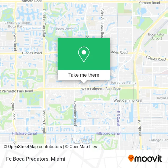 Fc Boca Predators map