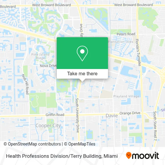 Health Professions Division / Terry Building map
