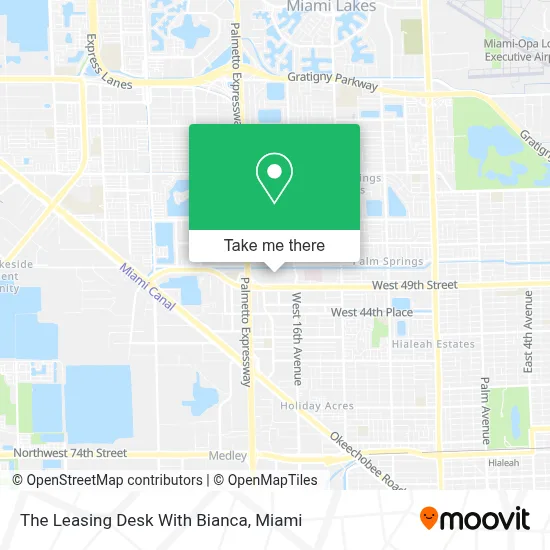 The Leasing Desk With Bianca map
