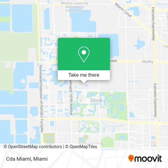 Cda Miami map