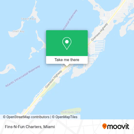 Fins-N-Fun Charters map