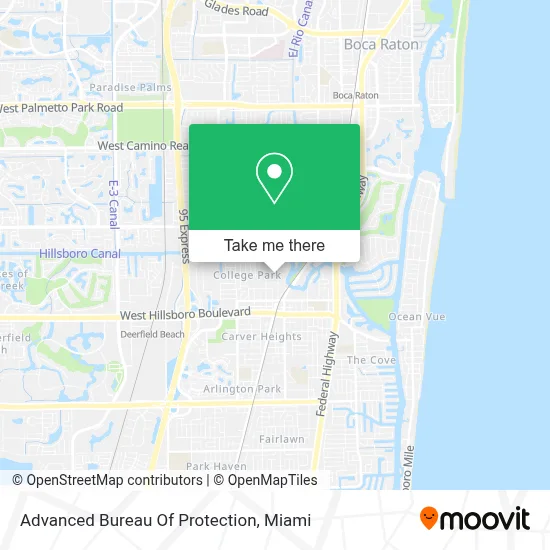 Advanced Bureau Of Protection map