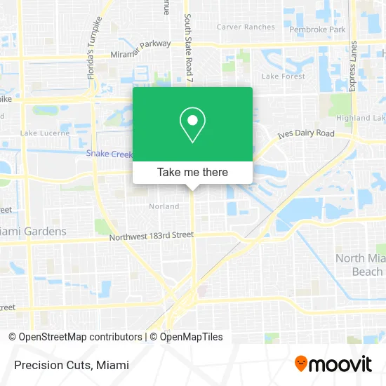 Precision Cuts map