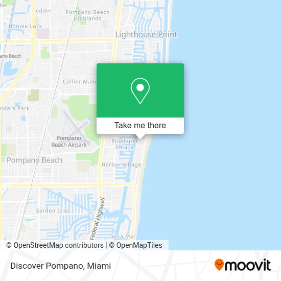 Discover Pompano map