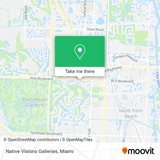 Native Visions Galleries map