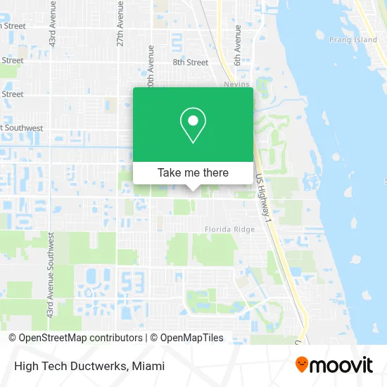 High Tech Ductwerks map
