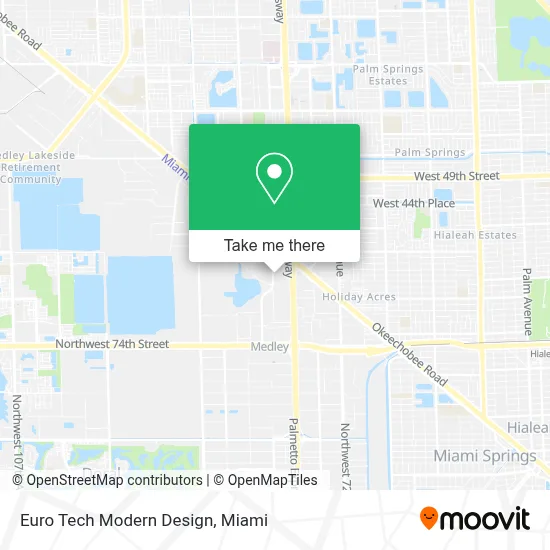 Euro Tech Modern Design map
