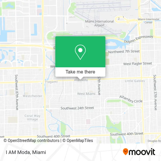 I AM Moda map