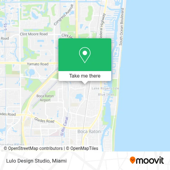 Lulo Design Studio map
