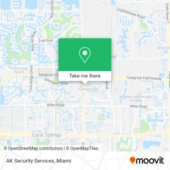 Ak Security Services map
