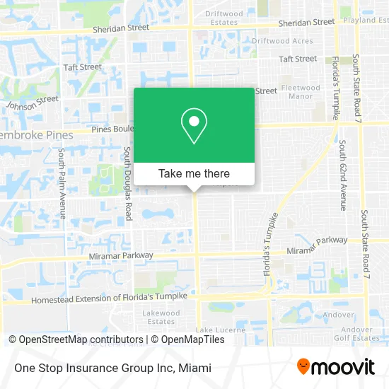 One Stop Insurance Group Inc map