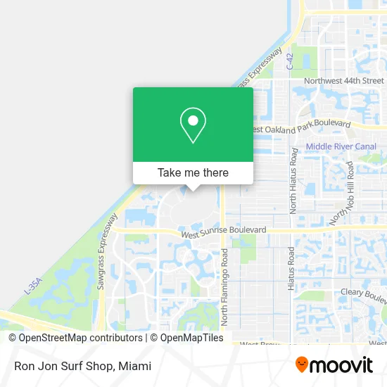 Ron Jon Surf Shop map