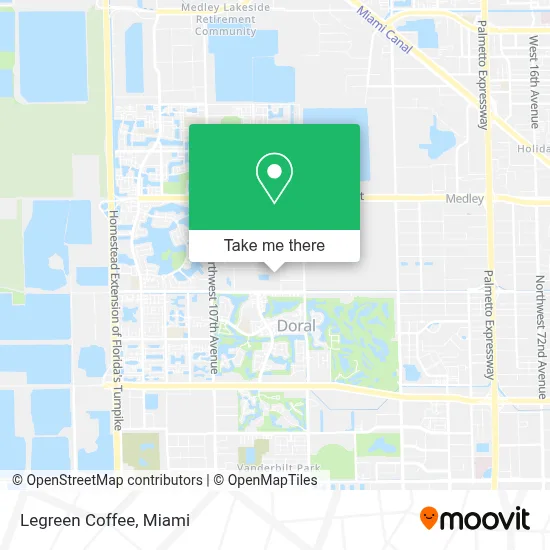 Legreen Coffee map