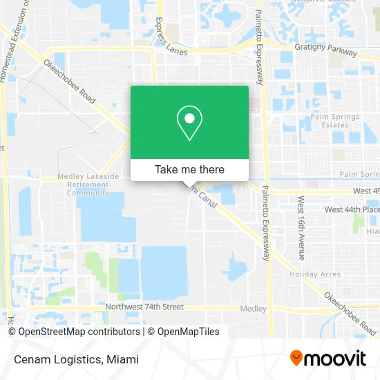Cenam Logistics map