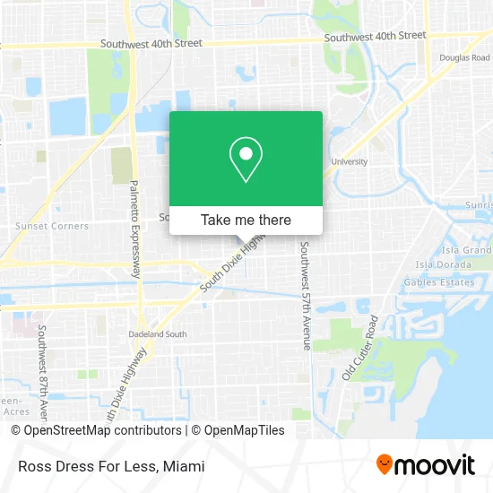 Ross Dress For Less map