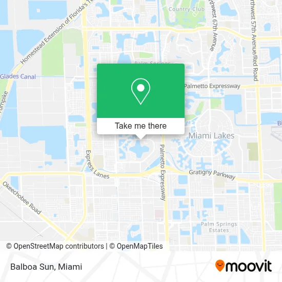 Balboa Sun map
