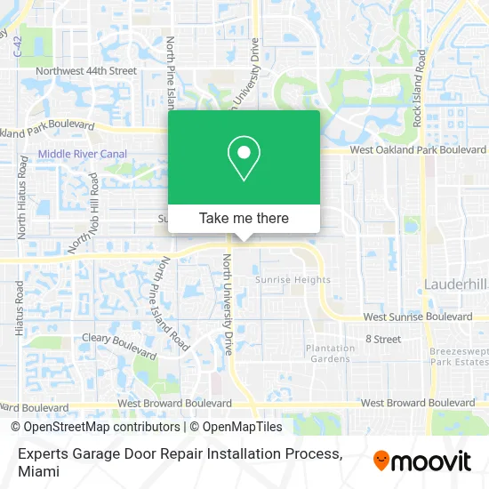 Experts Garage Door Repair Installation Process map