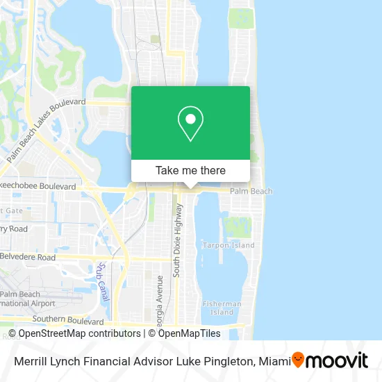 Merrill Lynch Financial Advisor Luke Pingleton map