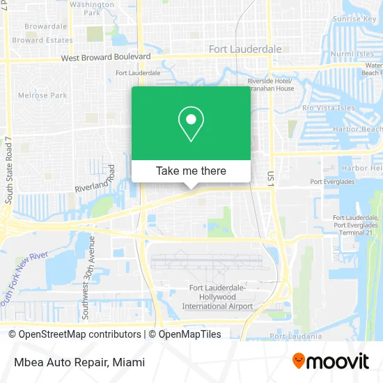 Mbea Auto Repair map