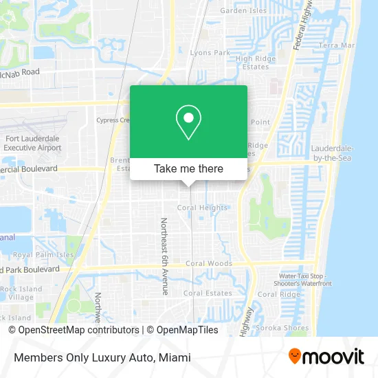 Members Only Luxury Auto map