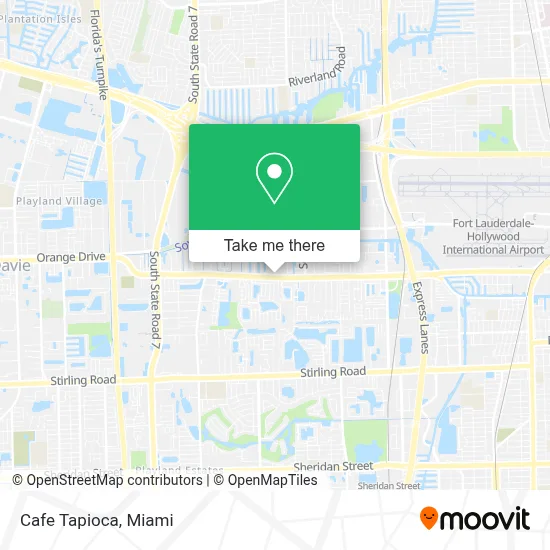 Cafe Tapioca map