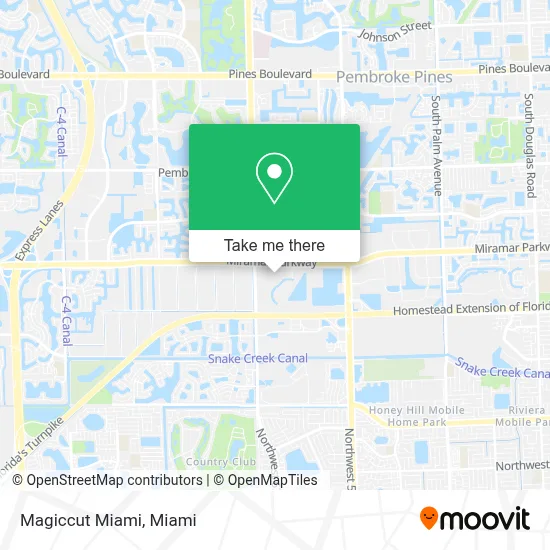 Magiccut Miami map
