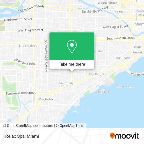 Relax Spa map