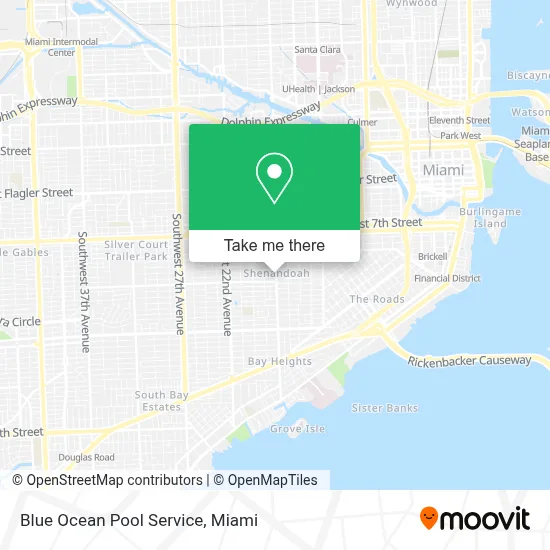 Blue Ocean Pool Service map