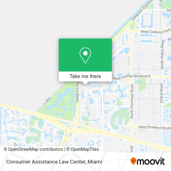 Consumer Assistance Law Center map
